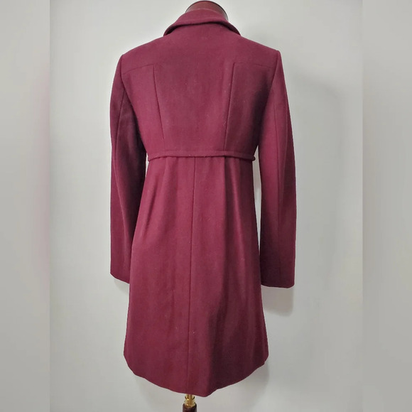 BROOKS BROTHERS NWOT wool purple coat.  Size 2 - Picture 5 of 13